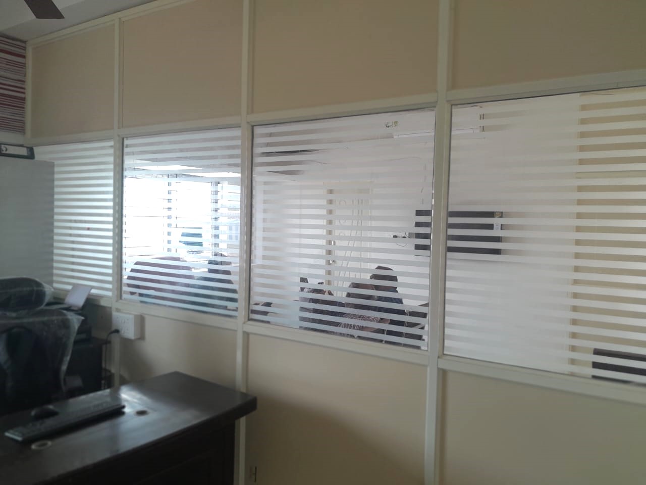 Aluminium Partitions Work